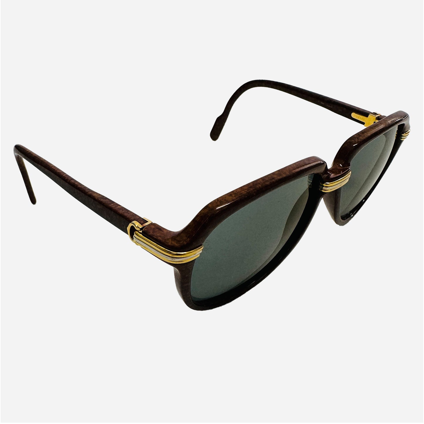 CARTIER | VITESSE CARTIERVintage-Cartier-Sorbonne-Gold-22-karat-carats-Sonnenbrille-Sunglasses-the-seeker-side2