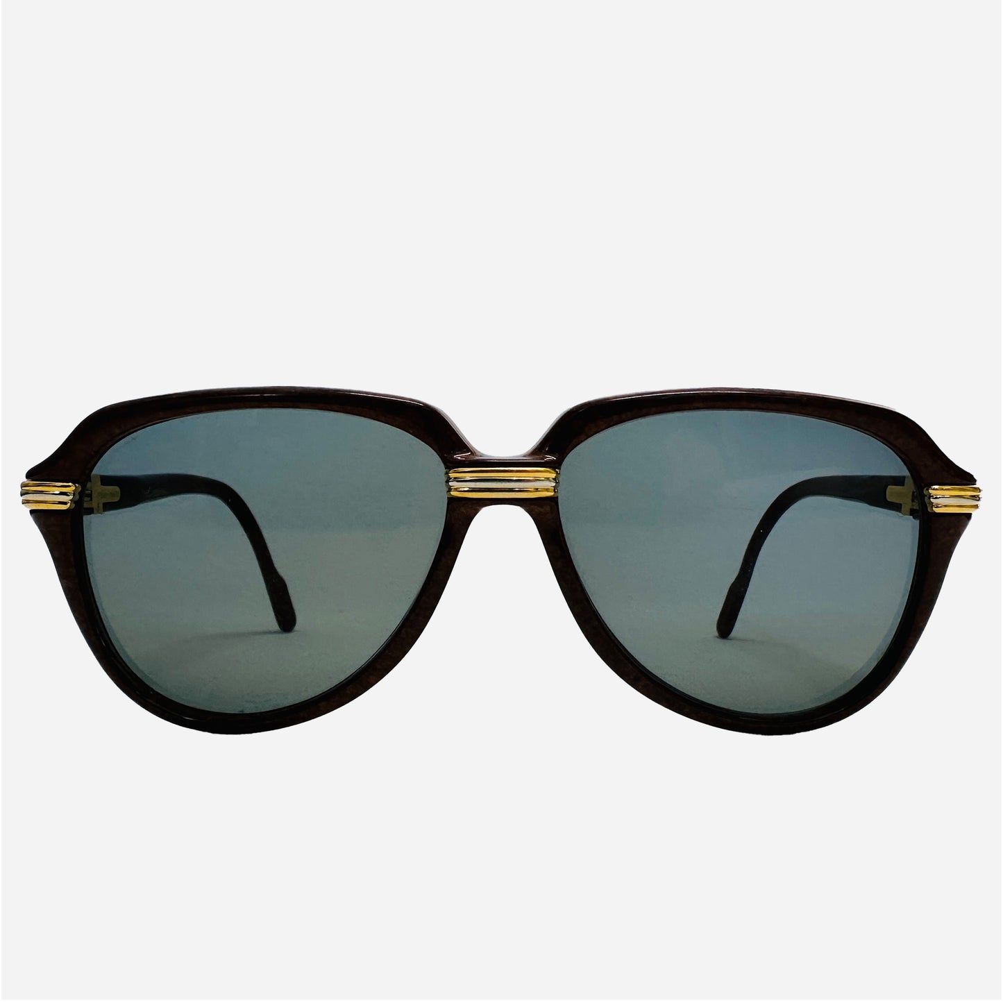 CARTIER | VITESSE CARTIERVintage-Cartier-Vitesse-Gold-22-karat-carats-Sonnenbrille-Sunglasses-the-seeker