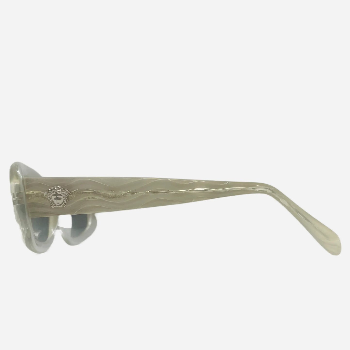 Vintage-Gianni-Versace-Sonnenbrille-Sunglasses-Model-256-Silver-Medusa-side-full