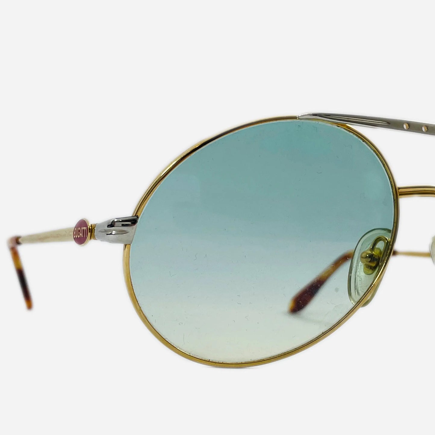 Ettore-Bugatti-Sonnenbrille-Sunglasses-Gold-Plated-14CT-the-seekers-front-detail