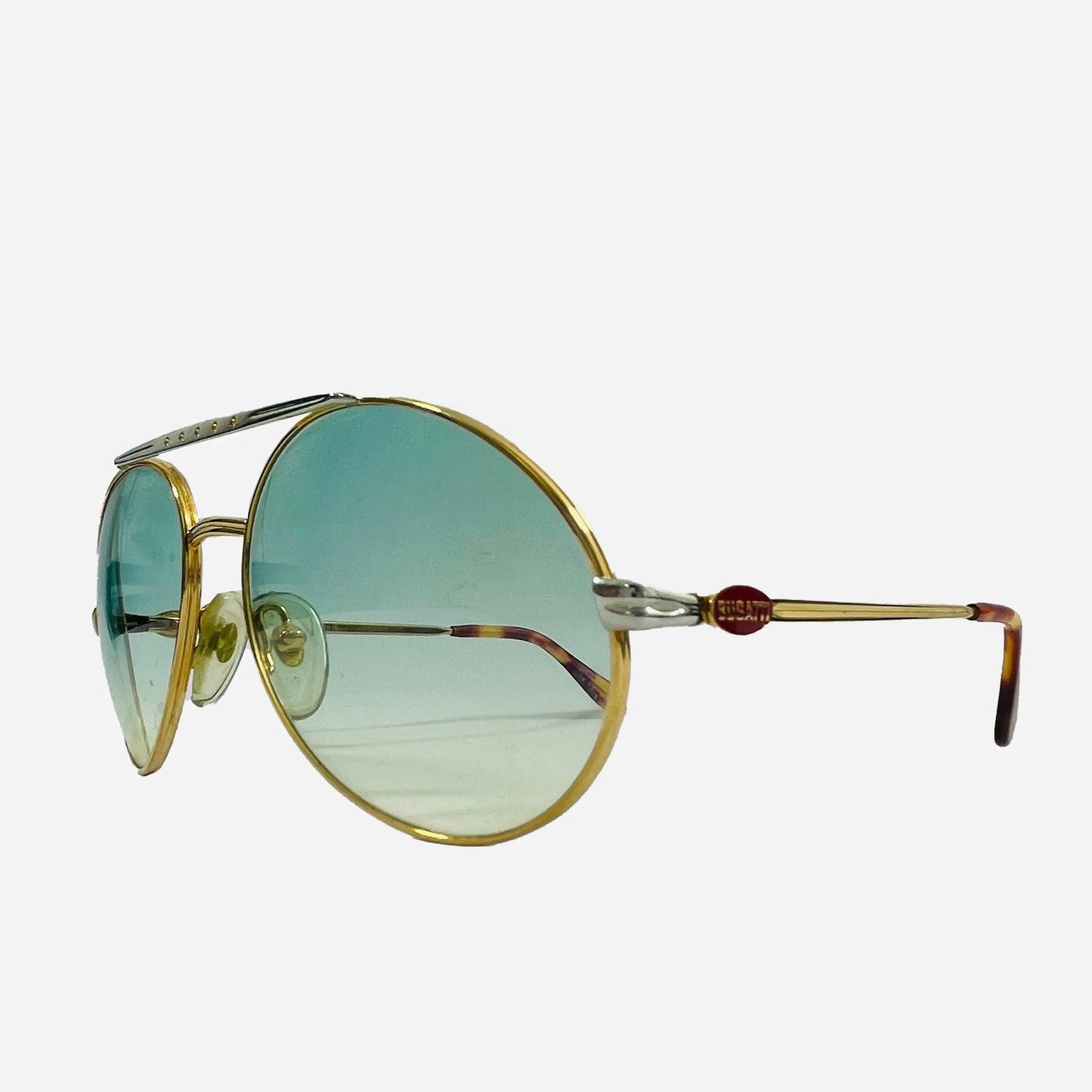 Ettore-Bugatti-Sonnenbrille-Sunglasses-Gold-Plated-14CT-the-seekers-front-side