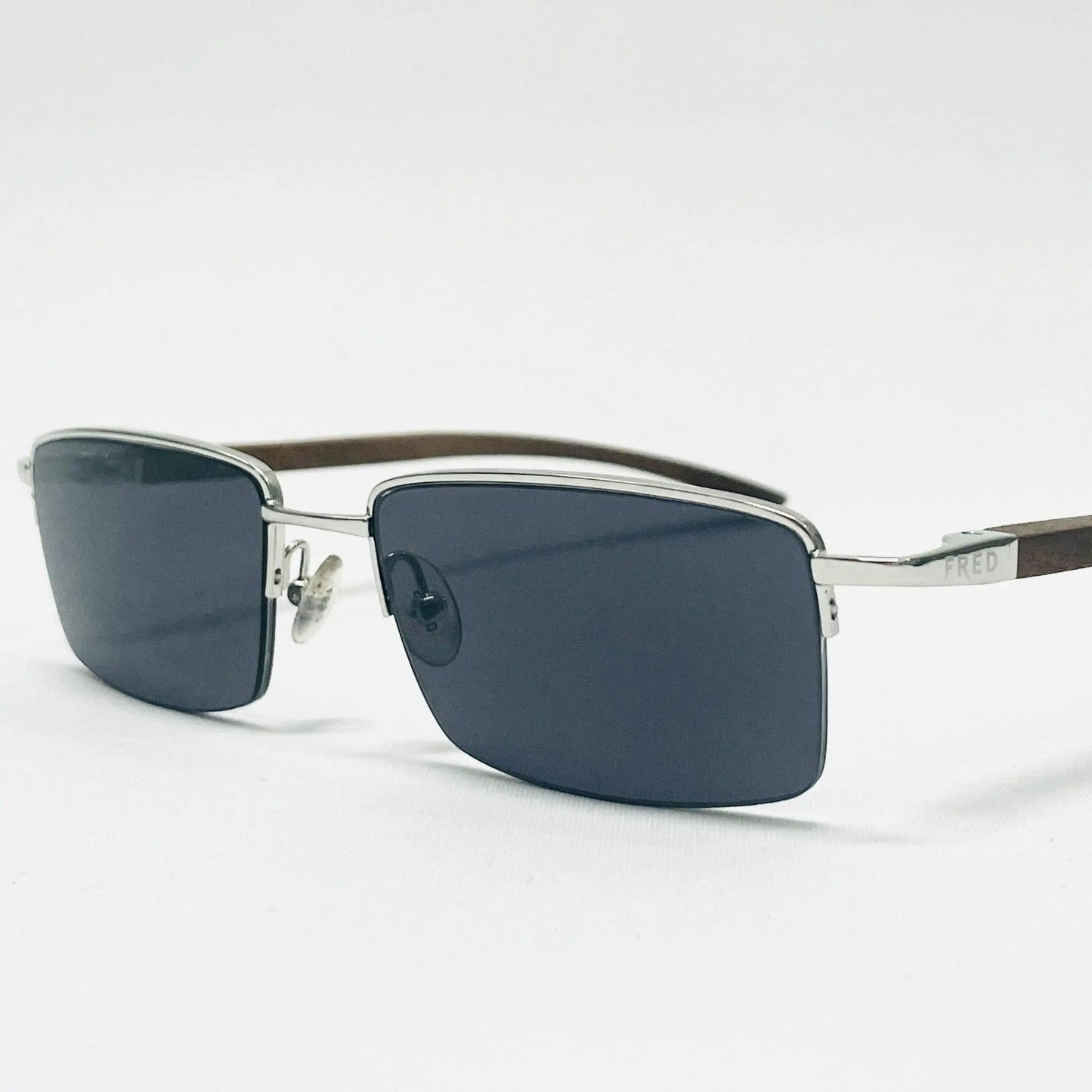 Fred-Paris-Sonnenbrille-Sunglasses-Model-Ellesmere-Silver-Wood-Temples