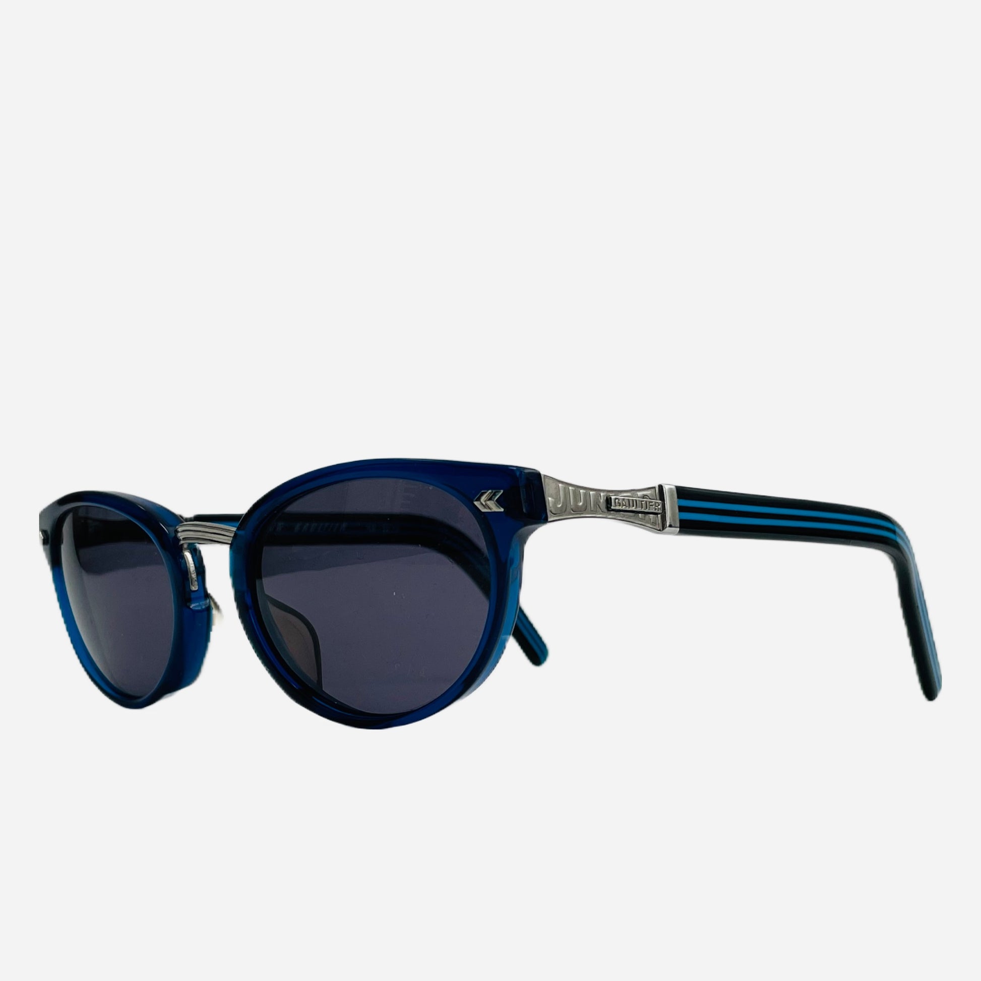 Jean-Paul-Gaultier-Junior-Gaultier-Sonnenbrille-Sunglasses-Modell-58-1272-the-seekers-vintage-designer-sunglasses-front-side