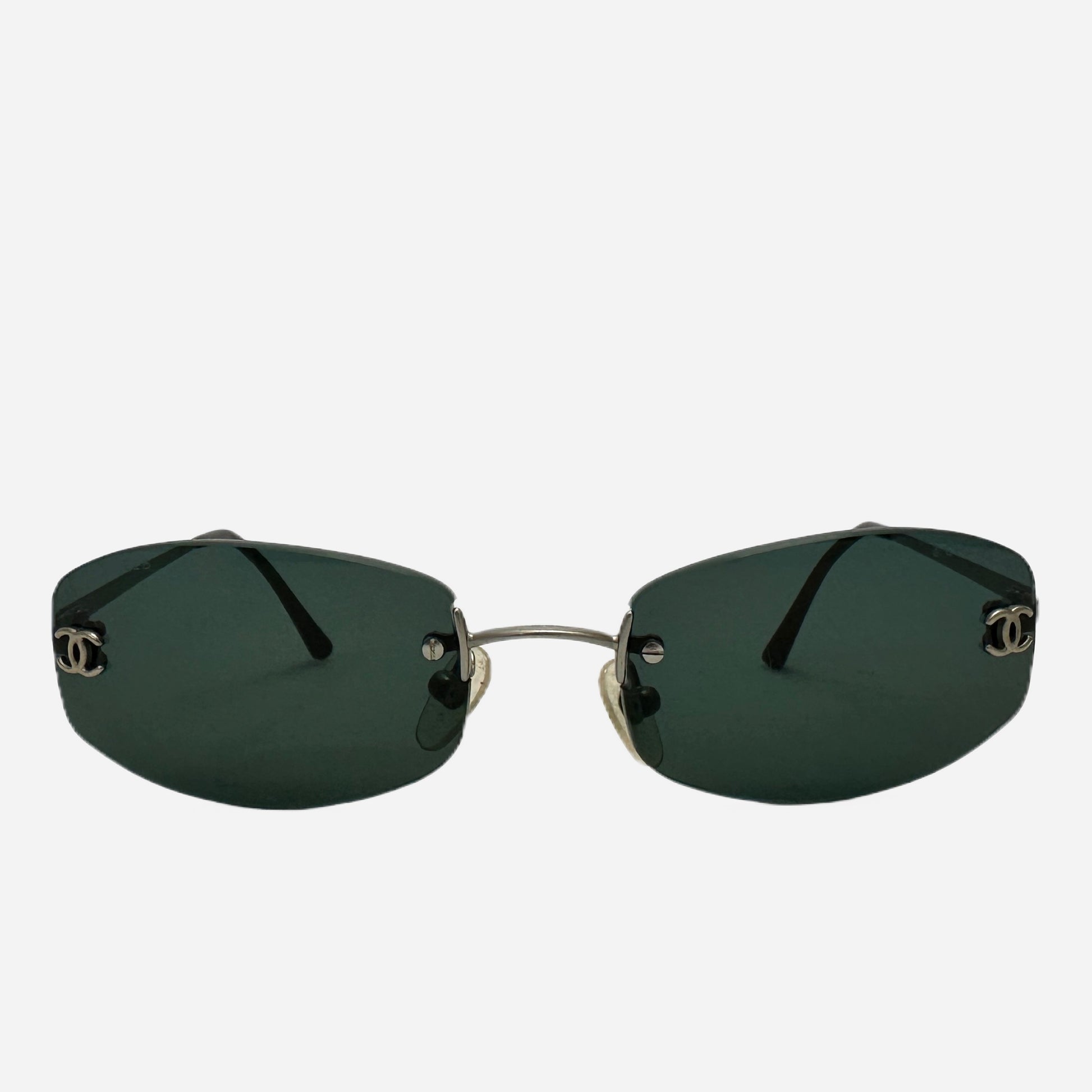 Chanel 2000s Brown Tortoise Sunglasses · INTO