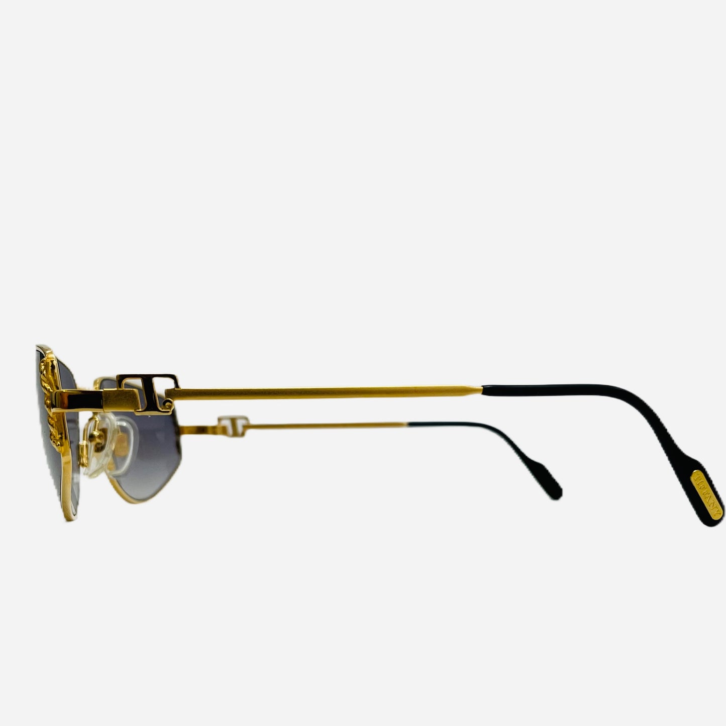 Tiffany-Lunettes-Sonnenbrille-Sunglasses-the-seekers-vintage-designer-sunglasses-23-Carats-Gold-side