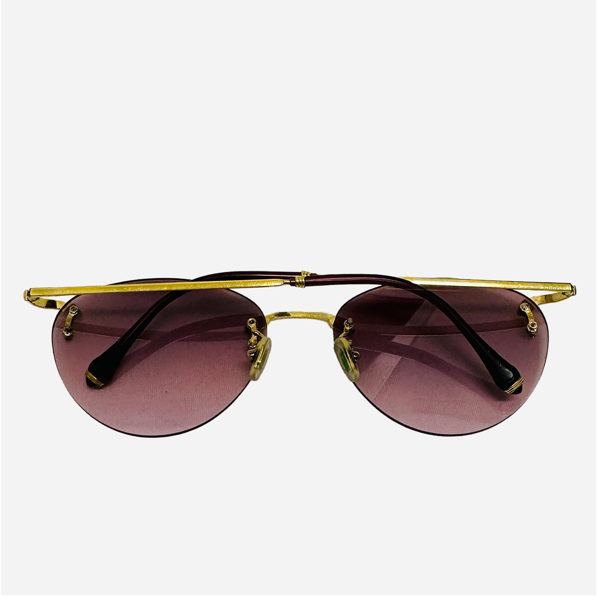 Vintage-Boucheron-Paris-Sonnenbrille-Sunglasses-Lunettes-Gold-04144-rimless-rahmenlos-the-seekers-back