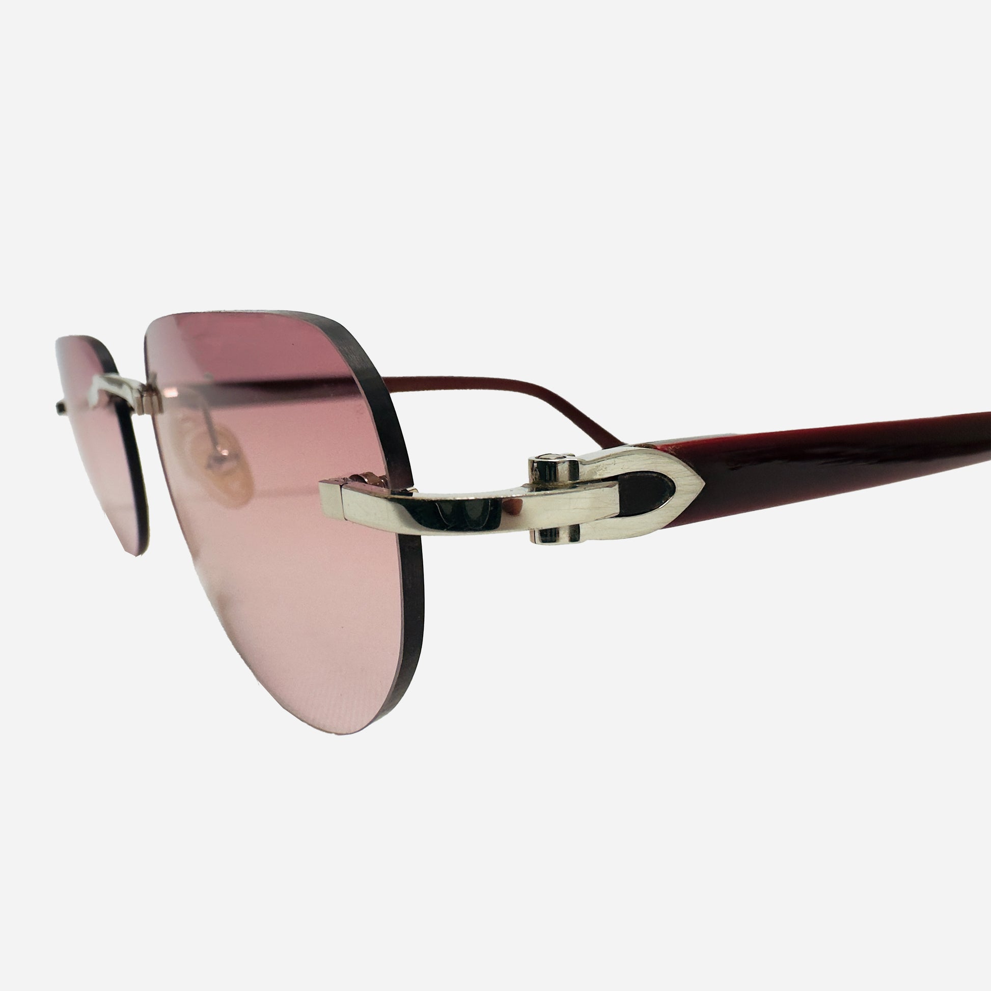 Vintage-Cartier-Ct0048o-C-Decor-Rimless-Platinum-Sonnenbrille-Sunglasses-the-seekers-side-front-detail
