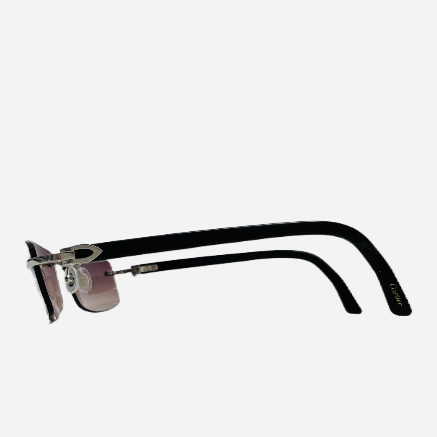Vintage-Cartier-Ct0086o-Rimless-Titanium-Sonnenbrille-Sunglasses-the-seekers-side