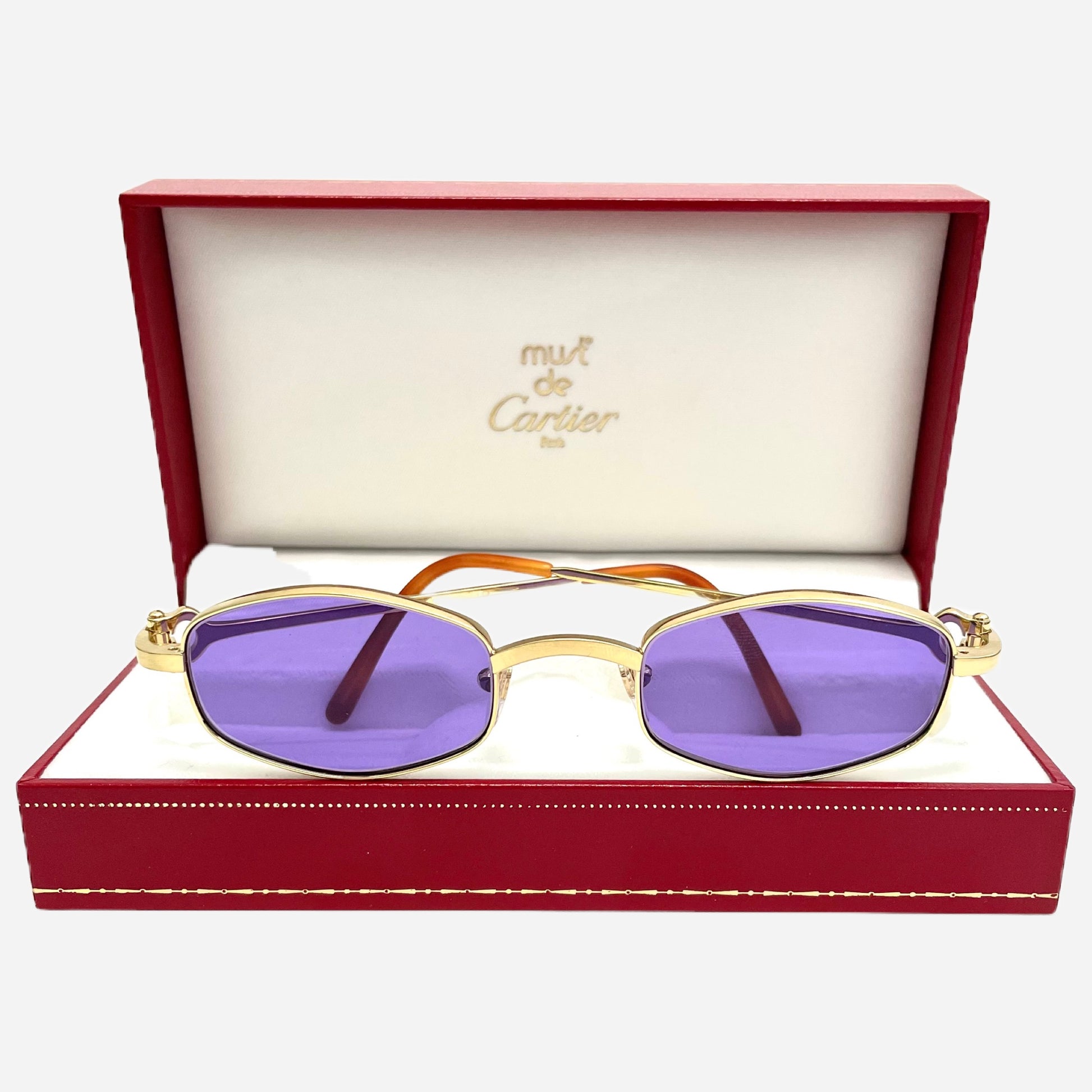 Vintage-Cartier-Octagon-24-Carats-Sonnenbrille-Sunglasses-the-seekers-vintage-designer-sunglasses-case-cartier-box