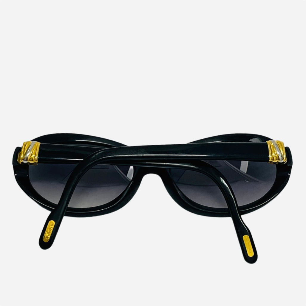 Vintage-Cartier-Trinity-Gold-18-Karat-Carats-Sonnenbrille-Sunglasses-the-seekers-vintage-designer-sunglasses-back