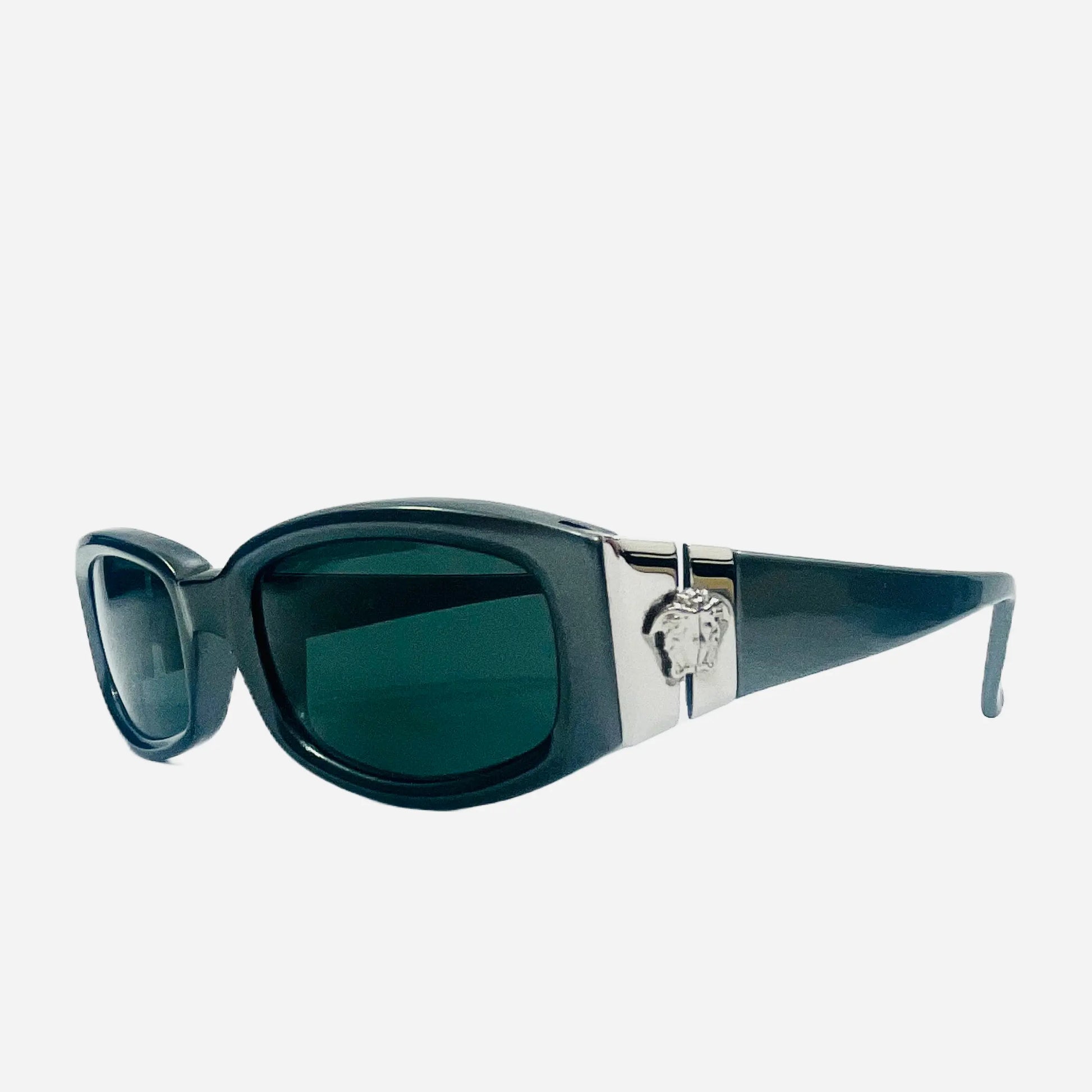 Vintage-Gianni-Versace-Sonnenbrille-Sunglasses-Model-253-Silver-Side-1