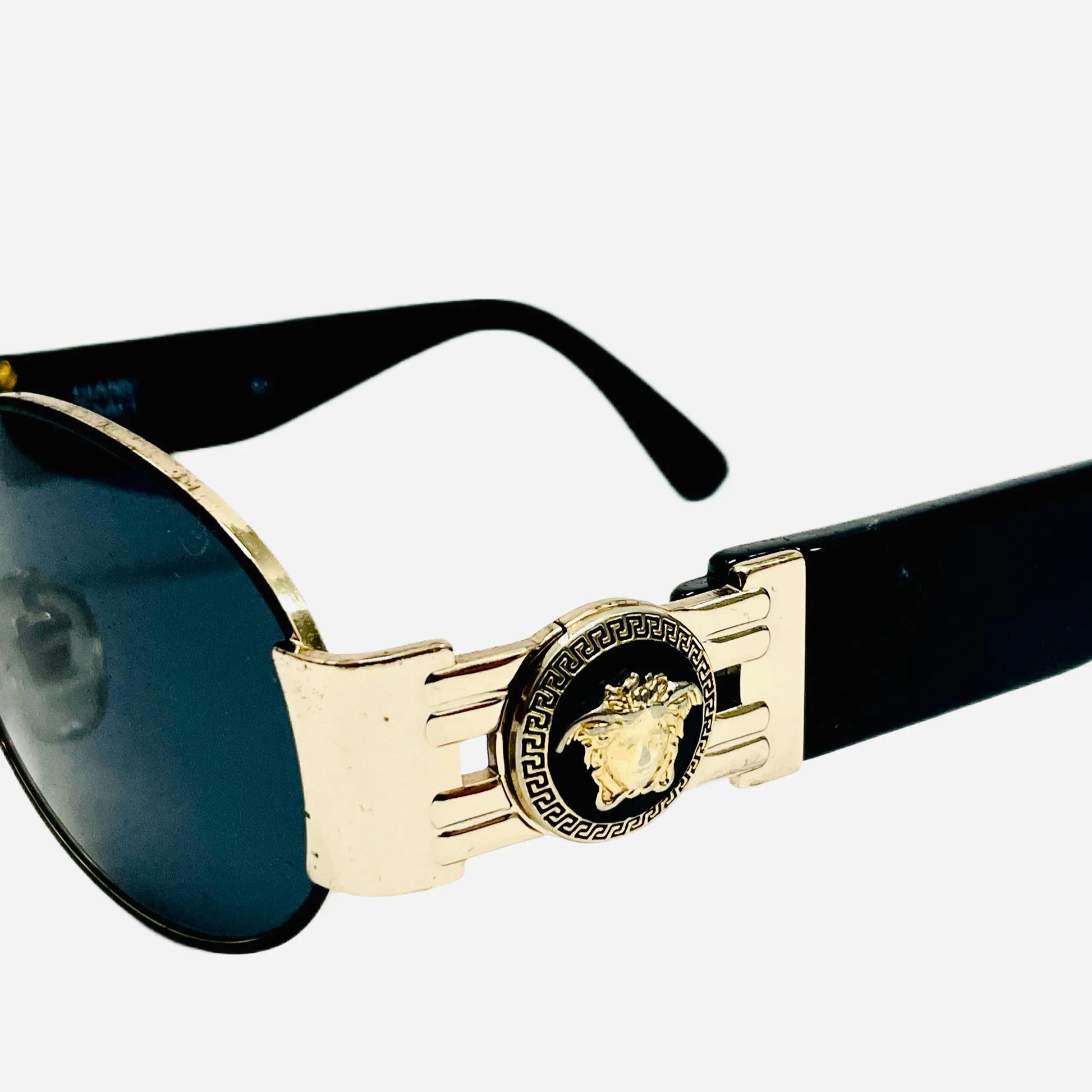 Vintage-Gianni-Versace-Sonnenbrille-Sunglasses-S71-Side-Detail