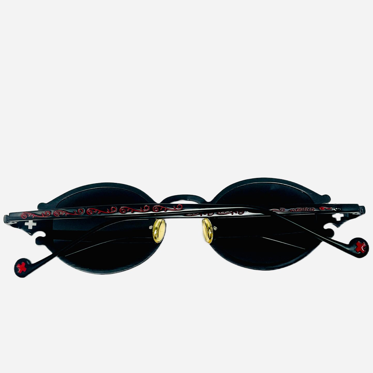 Vintage-Jean-Paul-Gaultier-Sonnenbrille-Sunglasses-Model-56-0001-black-back