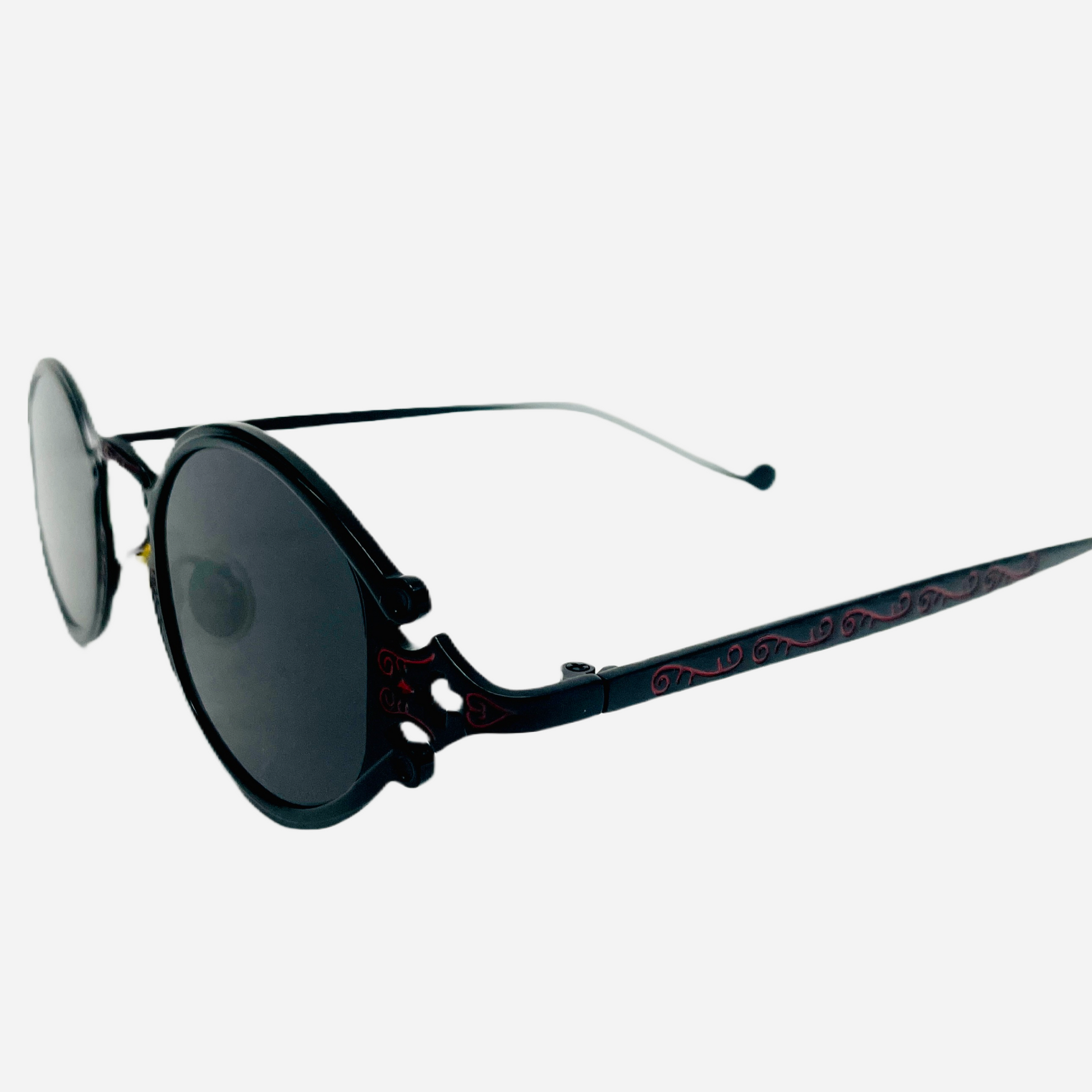 Vintage-Jean-Paul-Gaultier-Sonnenbrille-Sunglasses-Model-56-0001-black-side