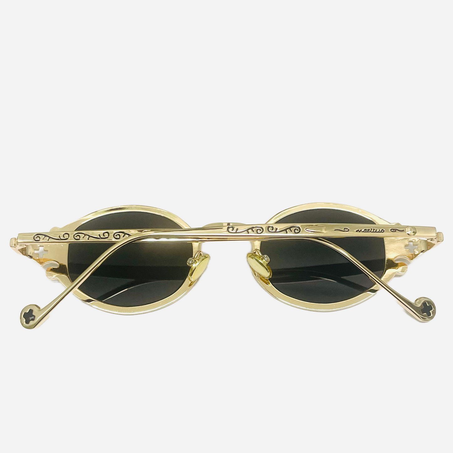 Vintage-Jean-Paul-Gaultier-Sonnenbrille-Sunglasses-Model-56-0001-gold-back