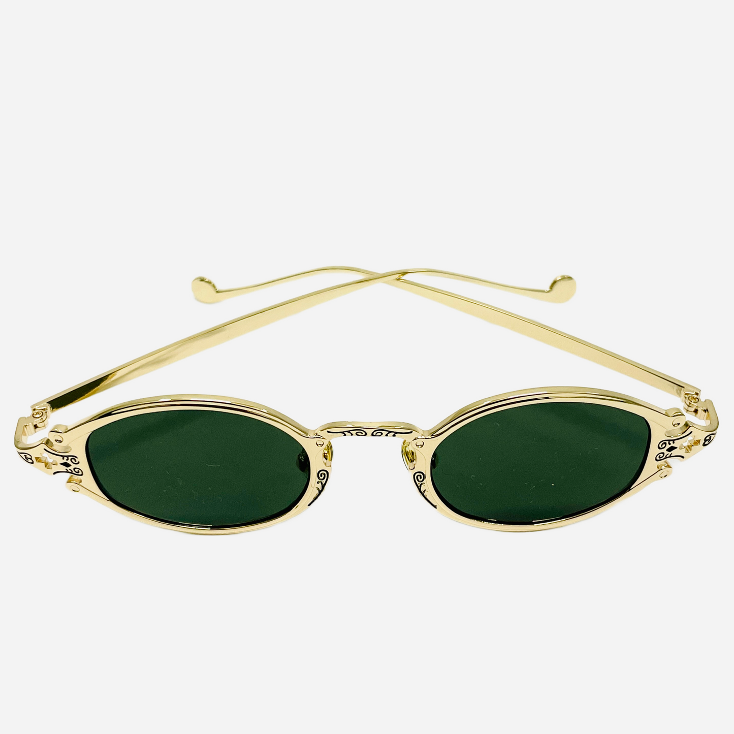 Vintage-Jean-Paul-Gaultier-Sonnenbrille-Sunglasses-Model-56-0001-gold-front