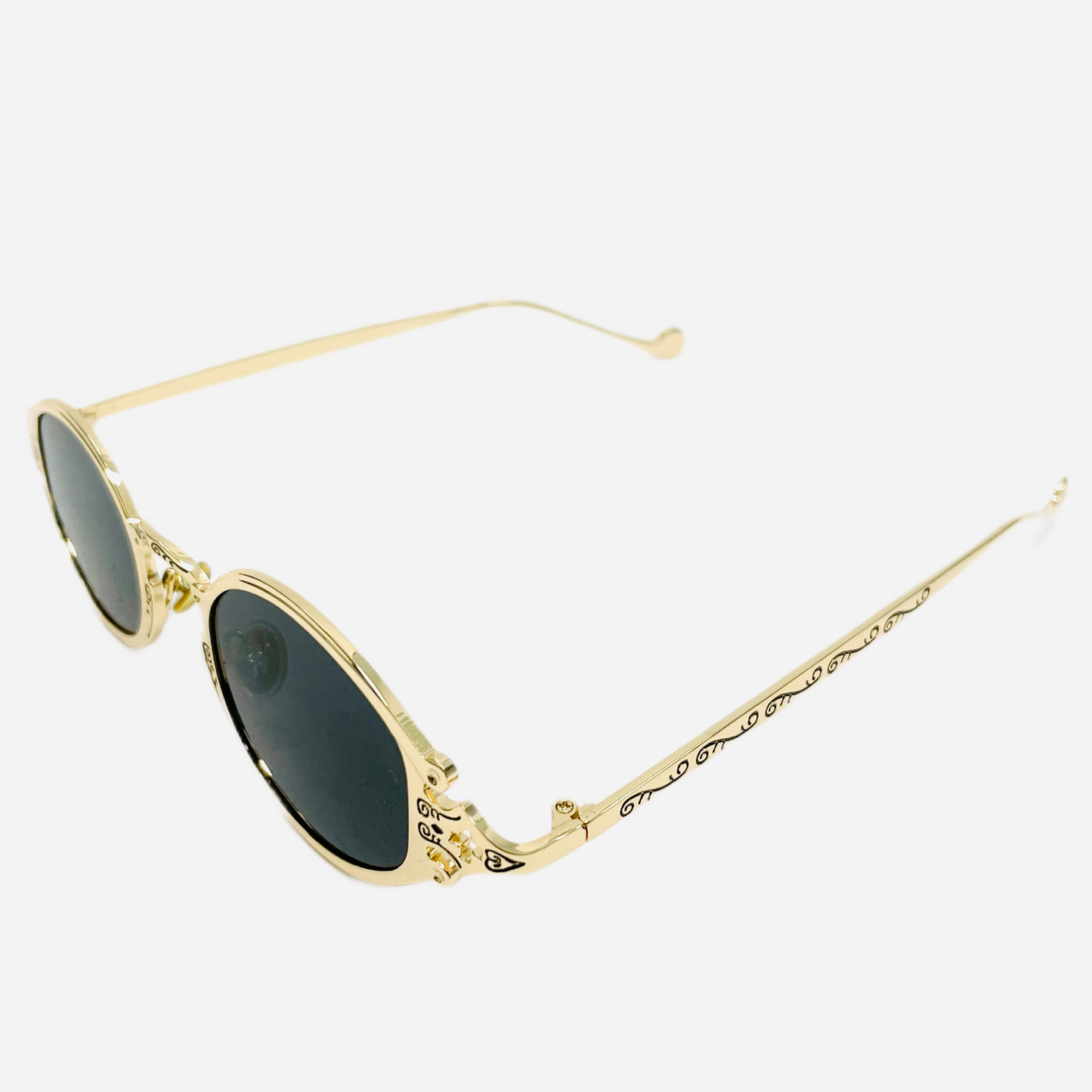 Vintage-Jean-Paul-Gaultier-Sonnenbrille-Sunglasses-Model-56-0001-gold-side-1
