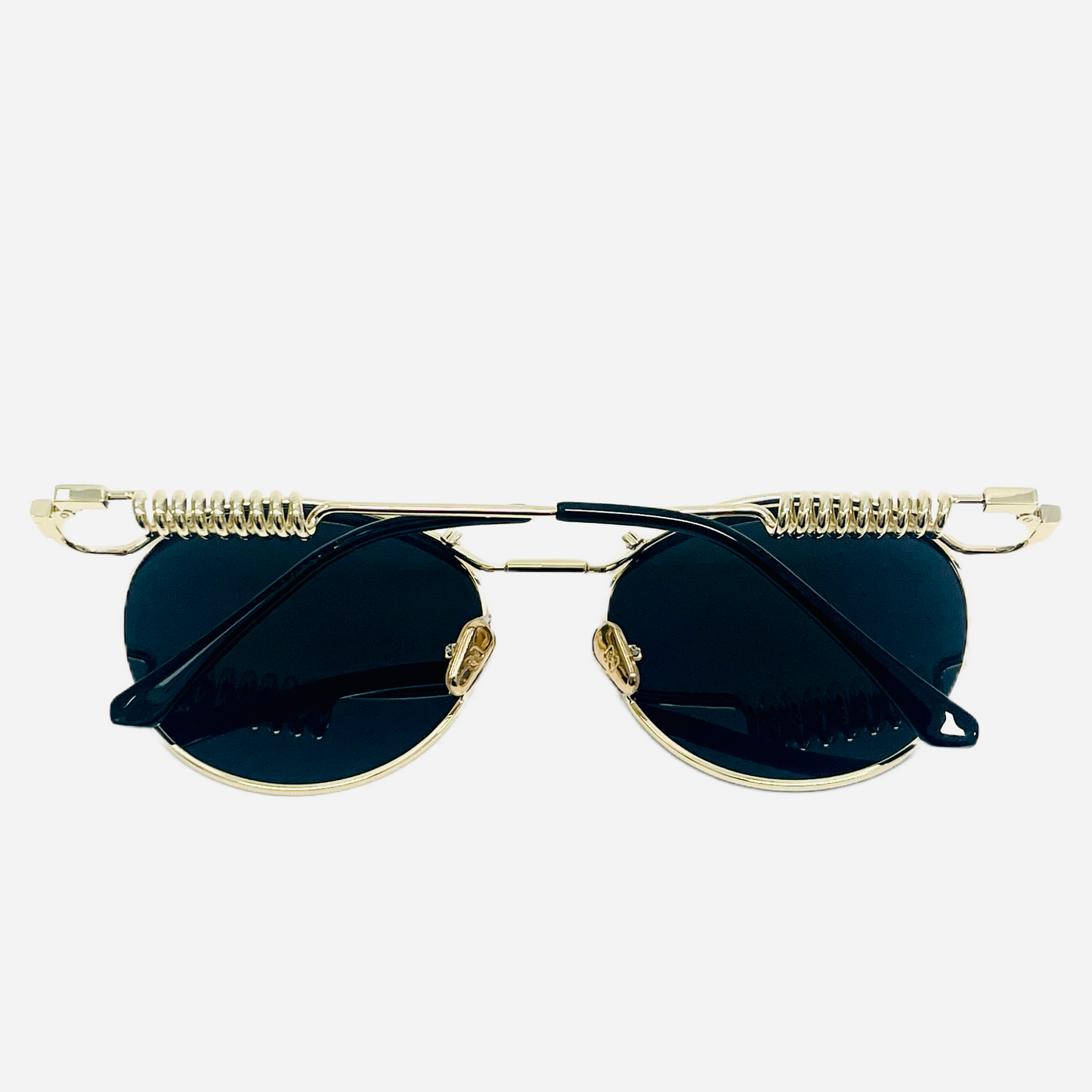 Vintage-Jean-Paul-Gaultier-Sonnenbrille-Sunglasses-Model-56-9174-gold-back