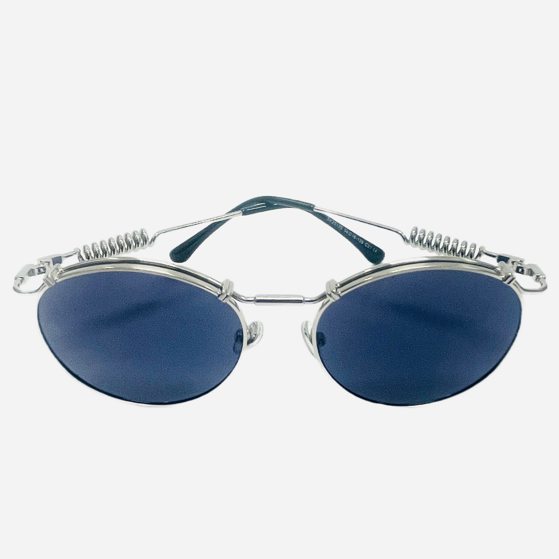Vintage-Jean-Paul-Gaultier-Sonnenbrille-Sunglasses-Model-56-9174-silber-front