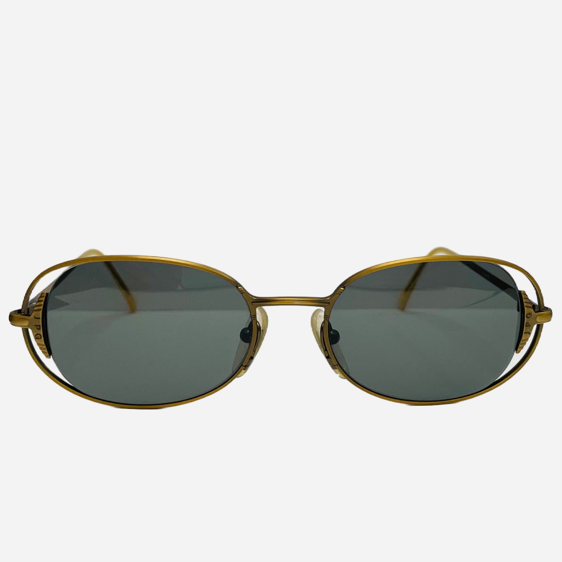 Vintage-Jean-Paul-Gaultier-Sonnenbrille-Sunglasses-Model56-3172-made-in-japan-the-seekers-front-2