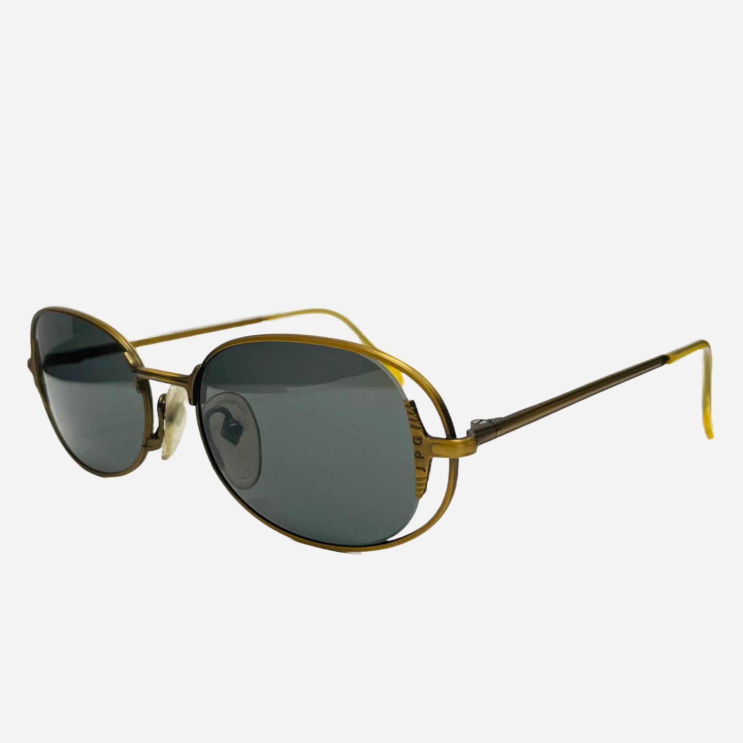 Vintage-Jean-Paul-Gaultier-Sonnenbrille-Sunglasses-Model56-3172-made-in-japan-the-seekers-front-side