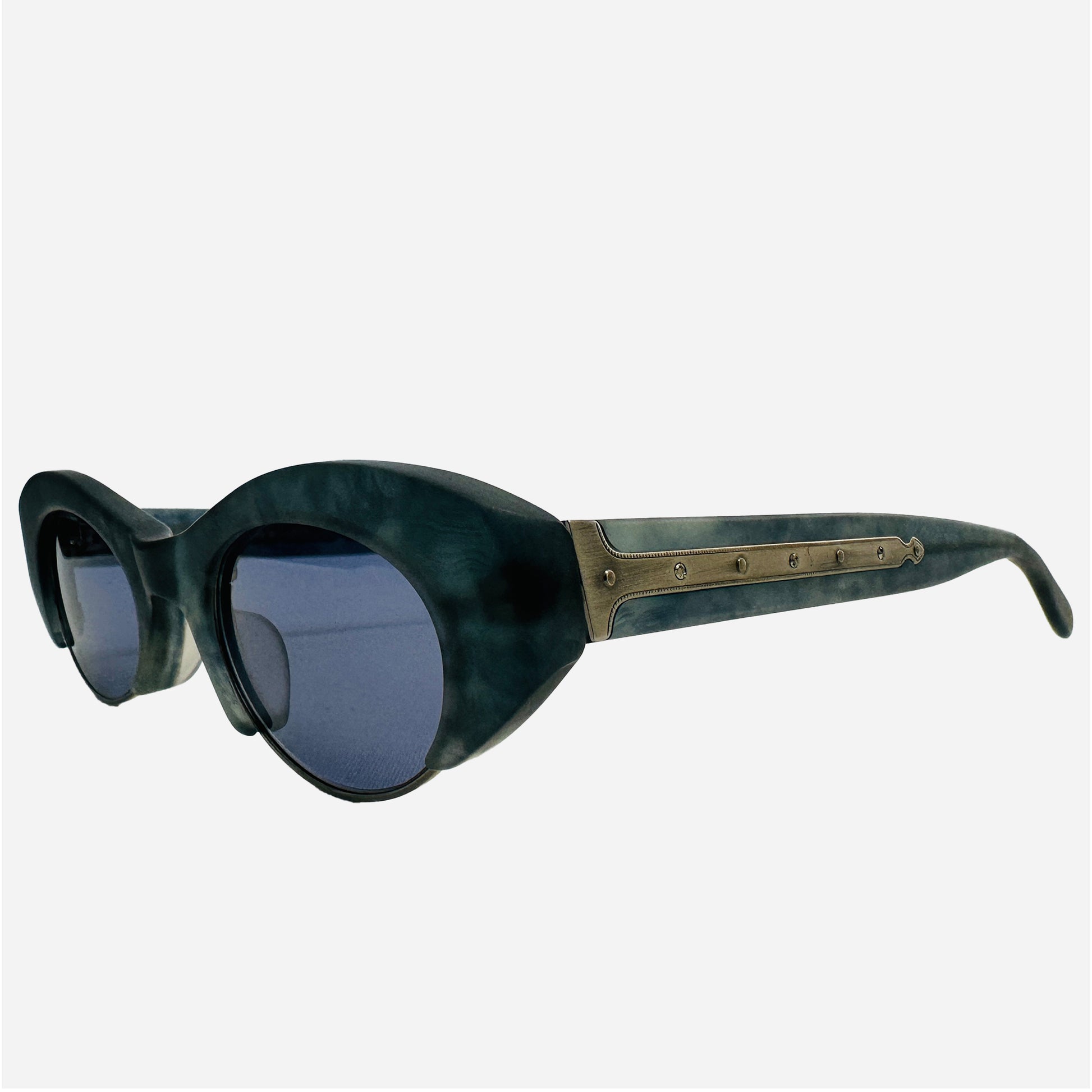 Vintage-Matsuda-Sonnenbrille-Sunglasses-10612-horn-the-seekers-front-1