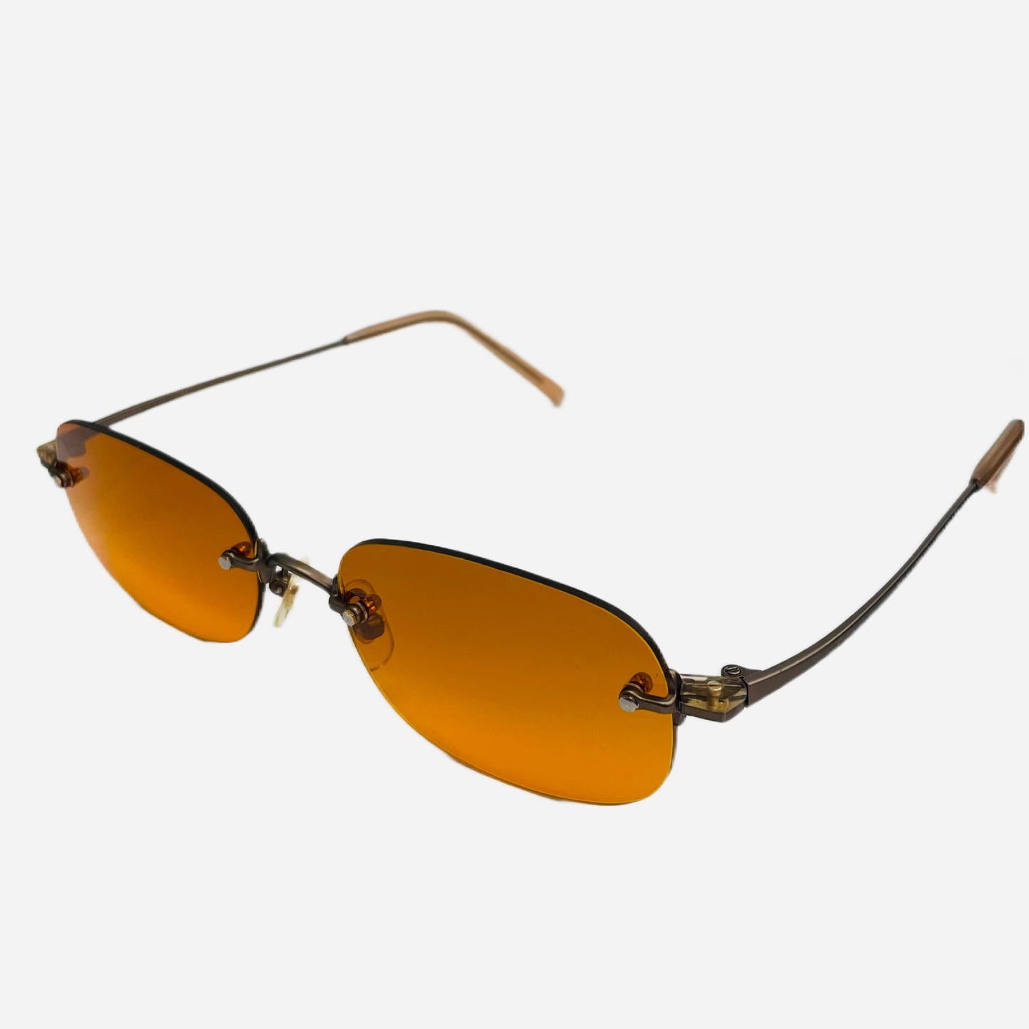 Vintage-Matsuda-Sonnenbrille-Sunglasses-rimless-rahmenlos-Custom-the-seekers-oben