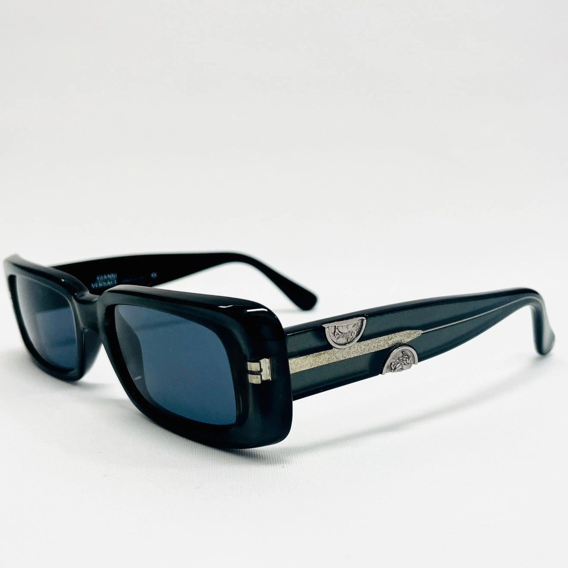 Vintage-Gianni-Versace-Sonnenbrille-Sunglasses-249-Medusa-grey